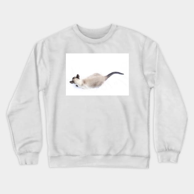 Siamese light Crewneck Sweatshirt by micklyn